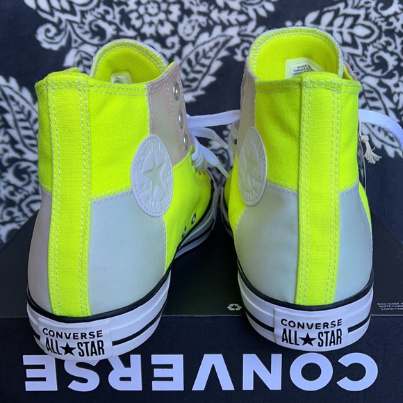 Converse Chuck Taylor All Star Hi Lemon Venom/White/Multi MEN`S - Picture 14 of 16